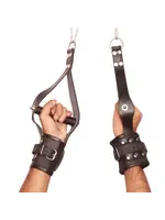 The Master Tanners Leather Wrist Cuffs Bondage Cuffs Restraint Set