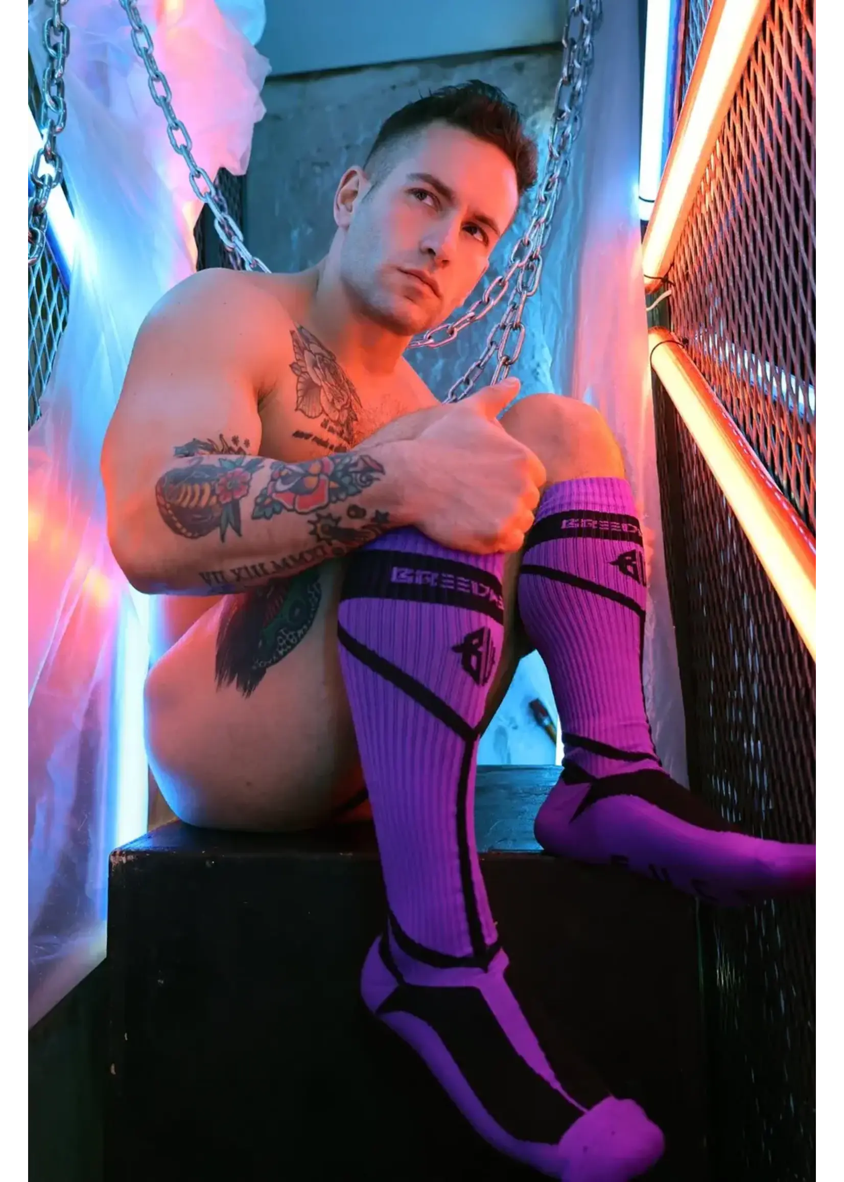 Breedwell Gear Purpleicious Hybred Socks