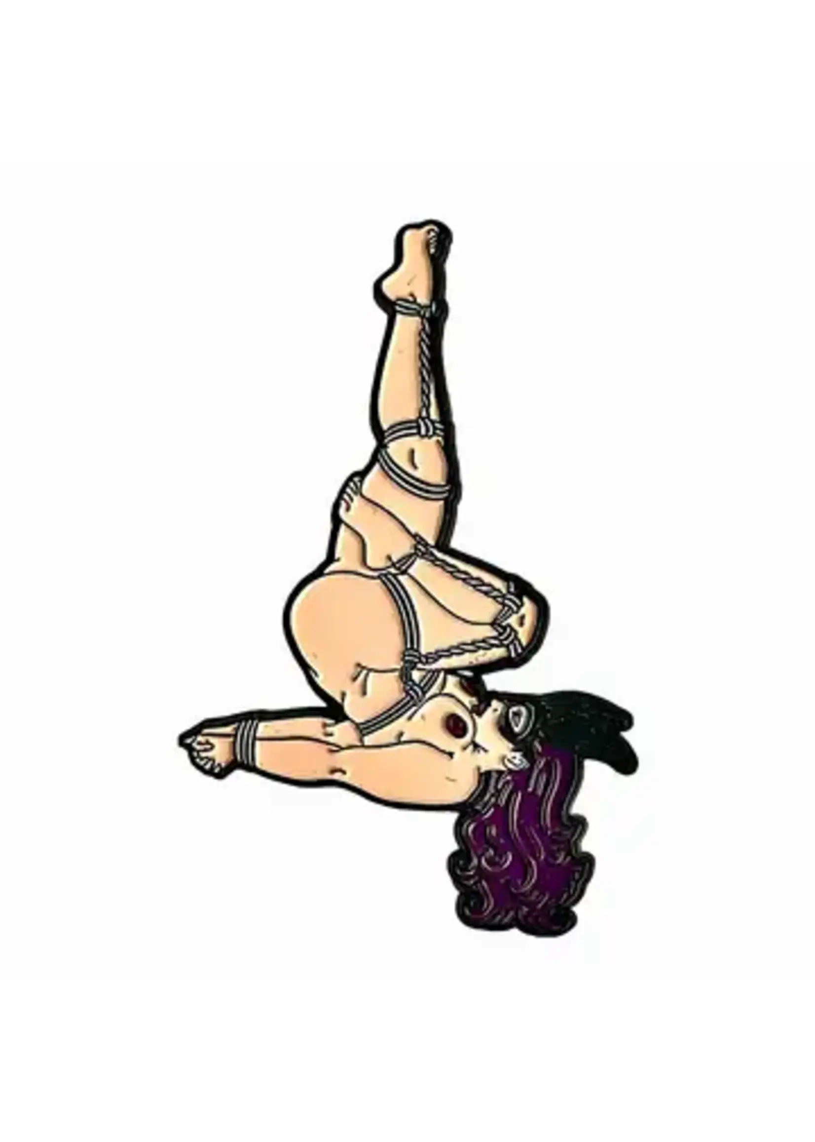 Geeky And Kinky Rope Bunny Lynx Enamel Pin