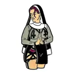Geeky And Kinky Nunother Enamel Pin