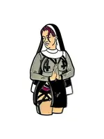 Geeky And Kinky Nunother Enamel Pin