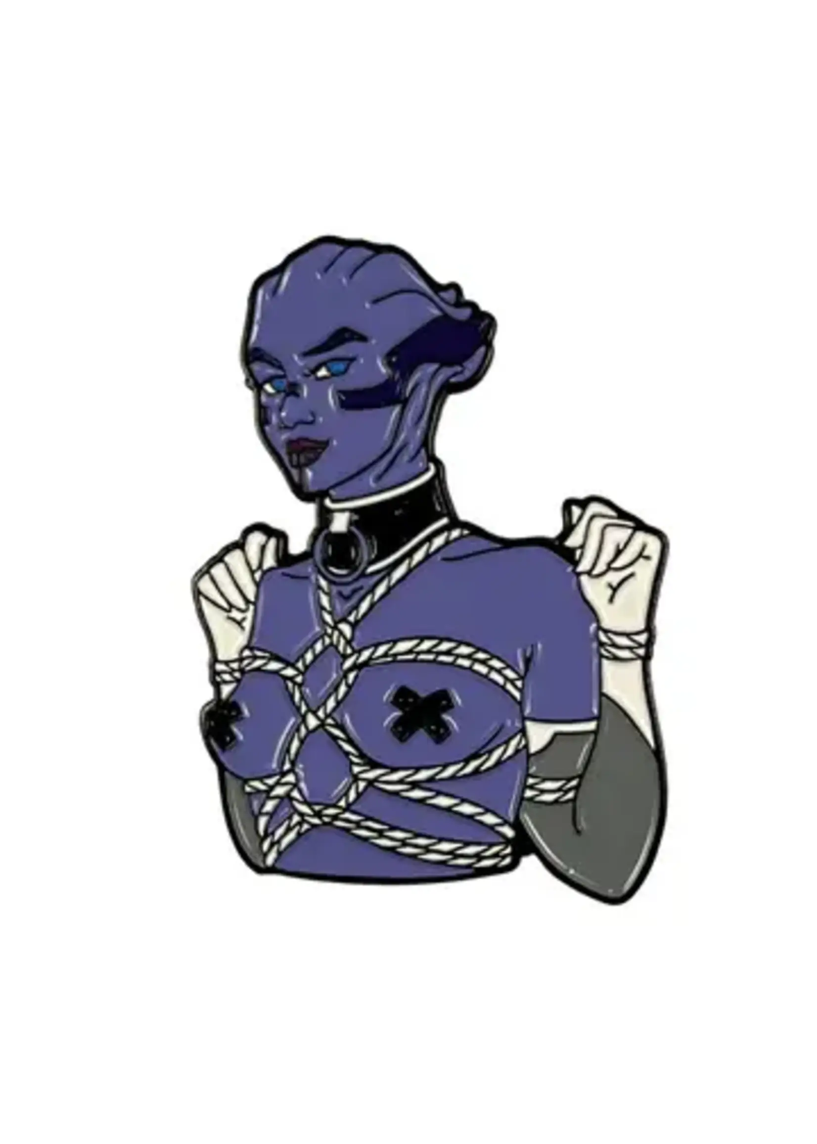 Geeky And Kinky Rope Effect Enamel Pin
