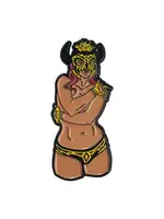 Geeky And Kinky Lady Dominatriz Enamel Pin