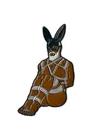 Geeky And Kinky Rope Bunny Morgan Enamel Pin