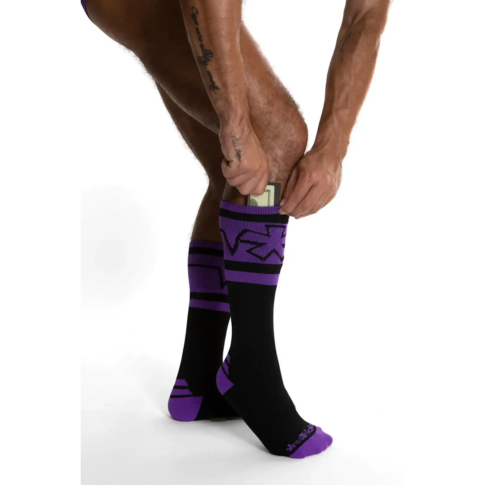 *ssTricks Mid-Calf Nylon Pocket Socks