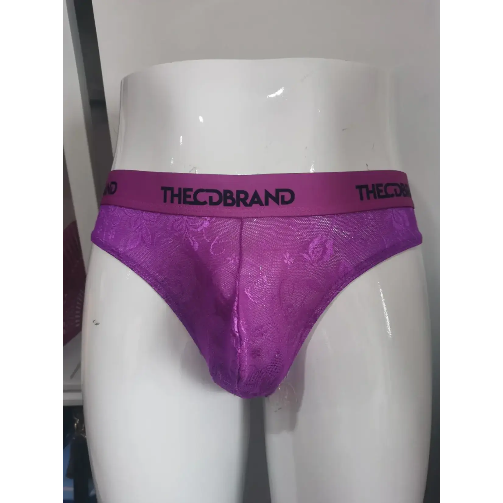 The CD Brand Lace Thong