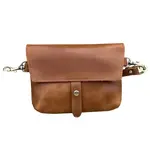 Roma Leathers W022S Crazy Horse Genuine Leather Crossbody