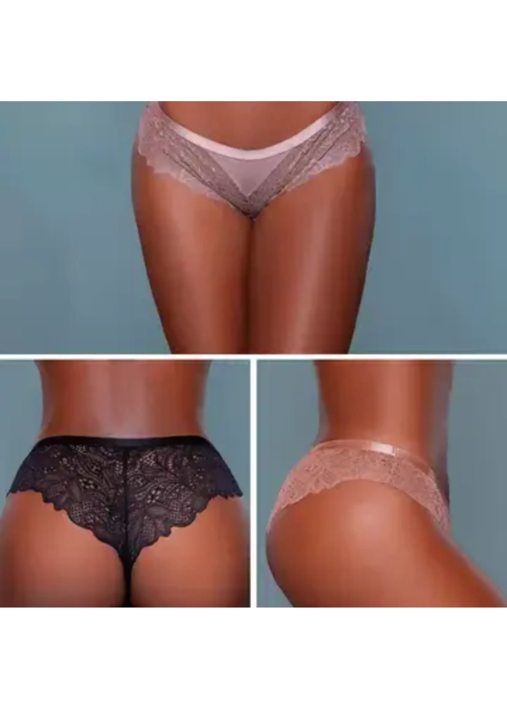 BeWicked 2212A3PK Wren Cheeky Panties