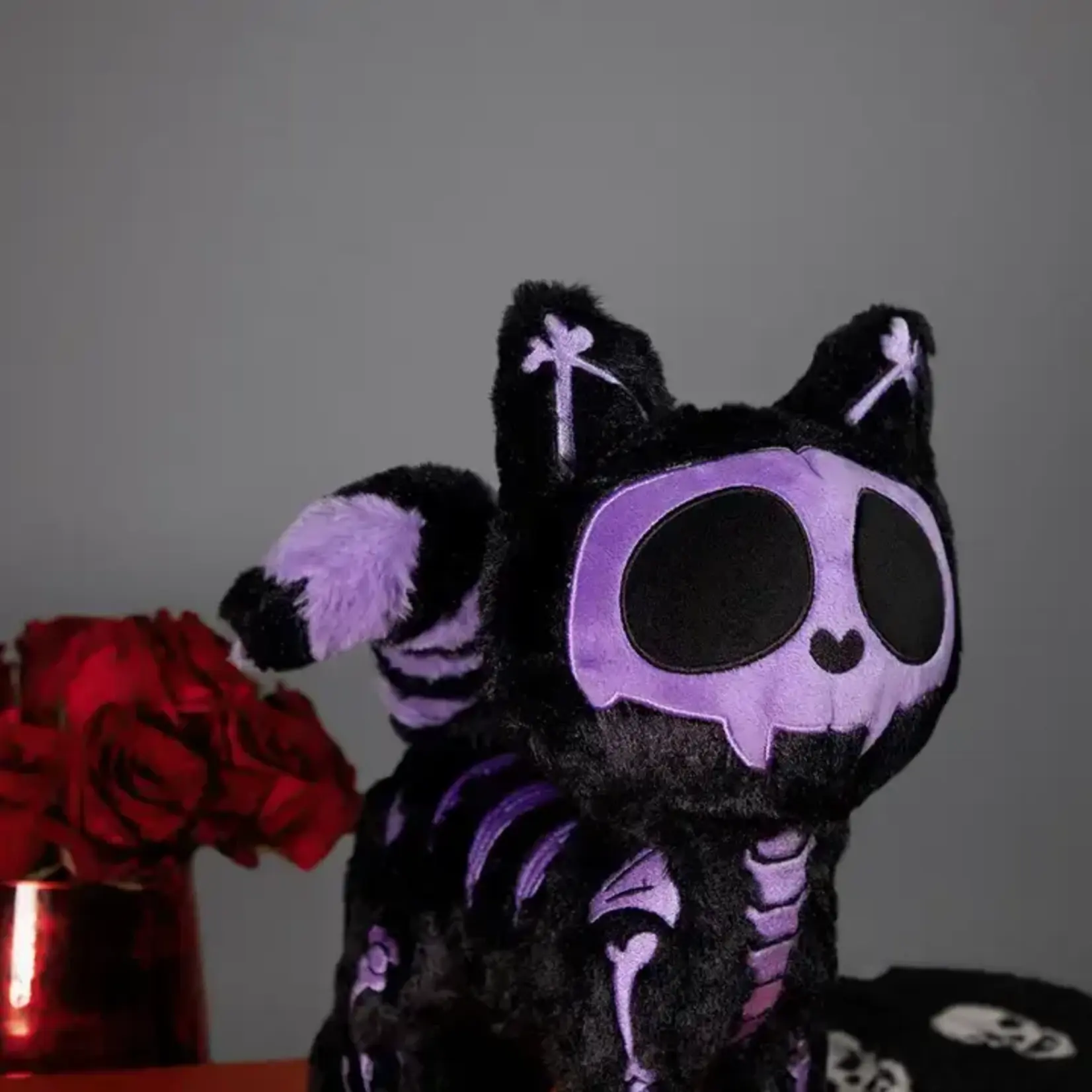 vampirefreaks Skelekitty Plush Toy Purple Bones