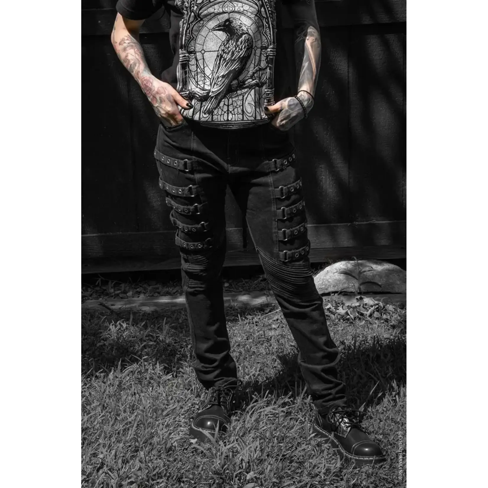 vampirefreaks Hallowed Ground Strap Pants