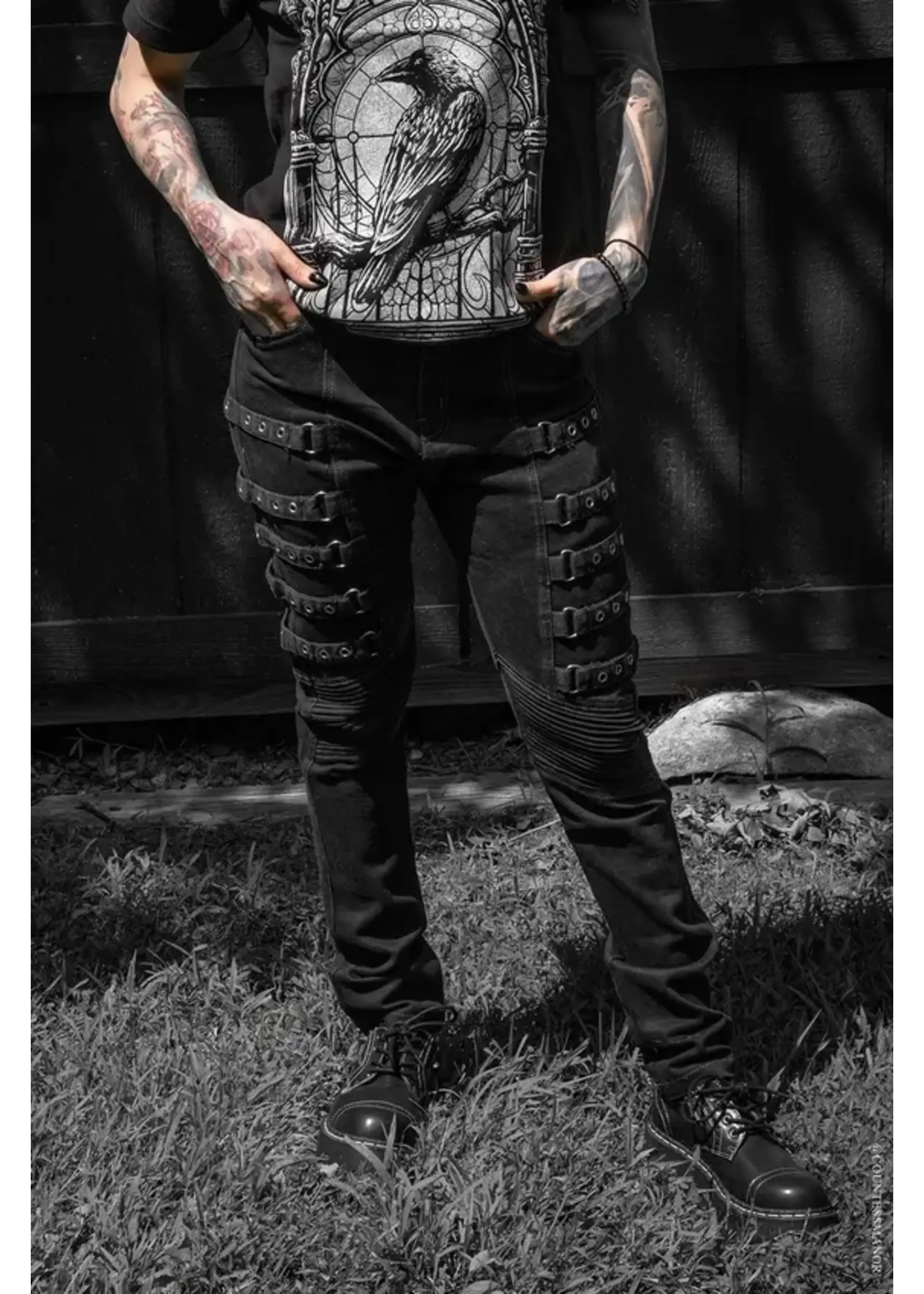 vampirefreaks Hallowed Ground Strap Pants