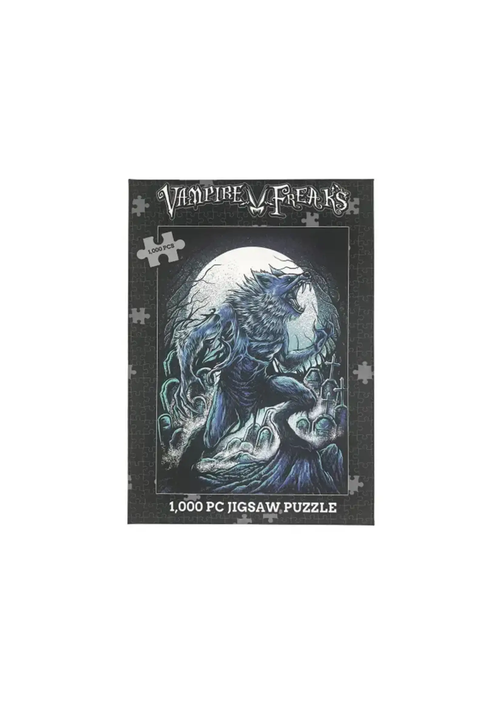 vampirefreaks Blue Blood Werewolf Jigsaw Puzzle