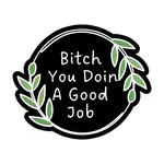 Sticker Bull You Doin A Good Job Mental Health Black