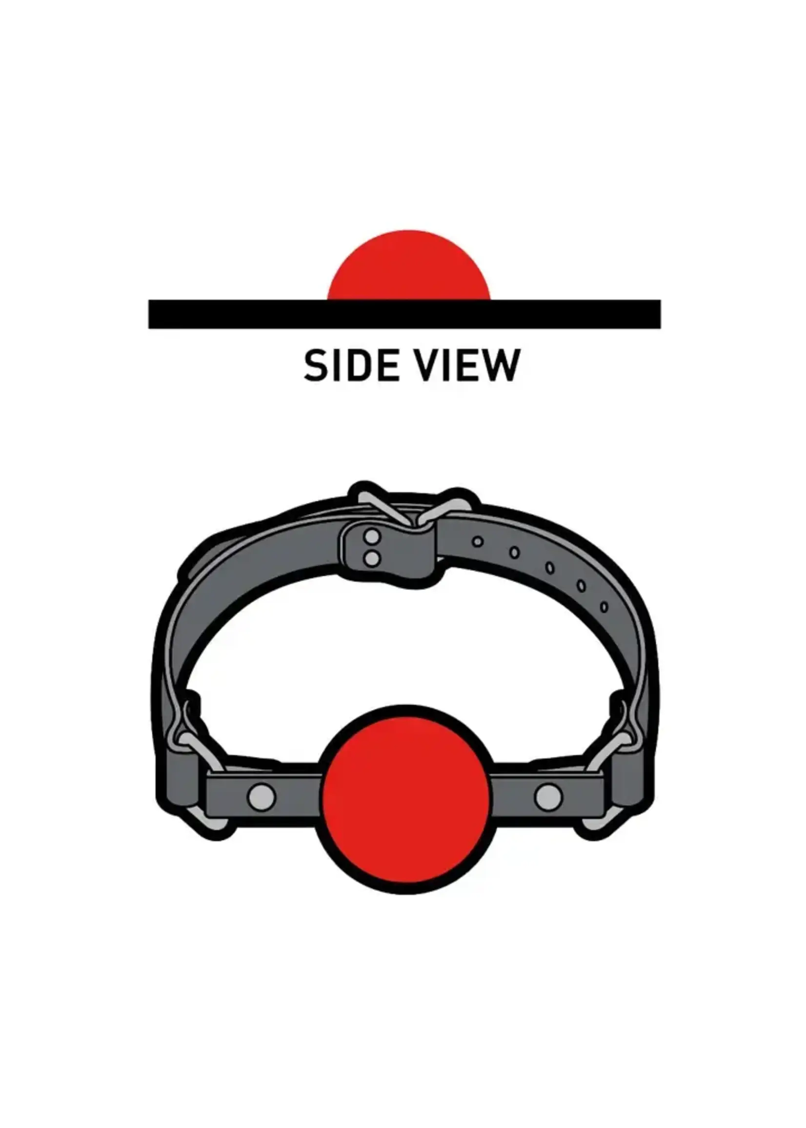 Wood Rocket Products Ball Gag Large