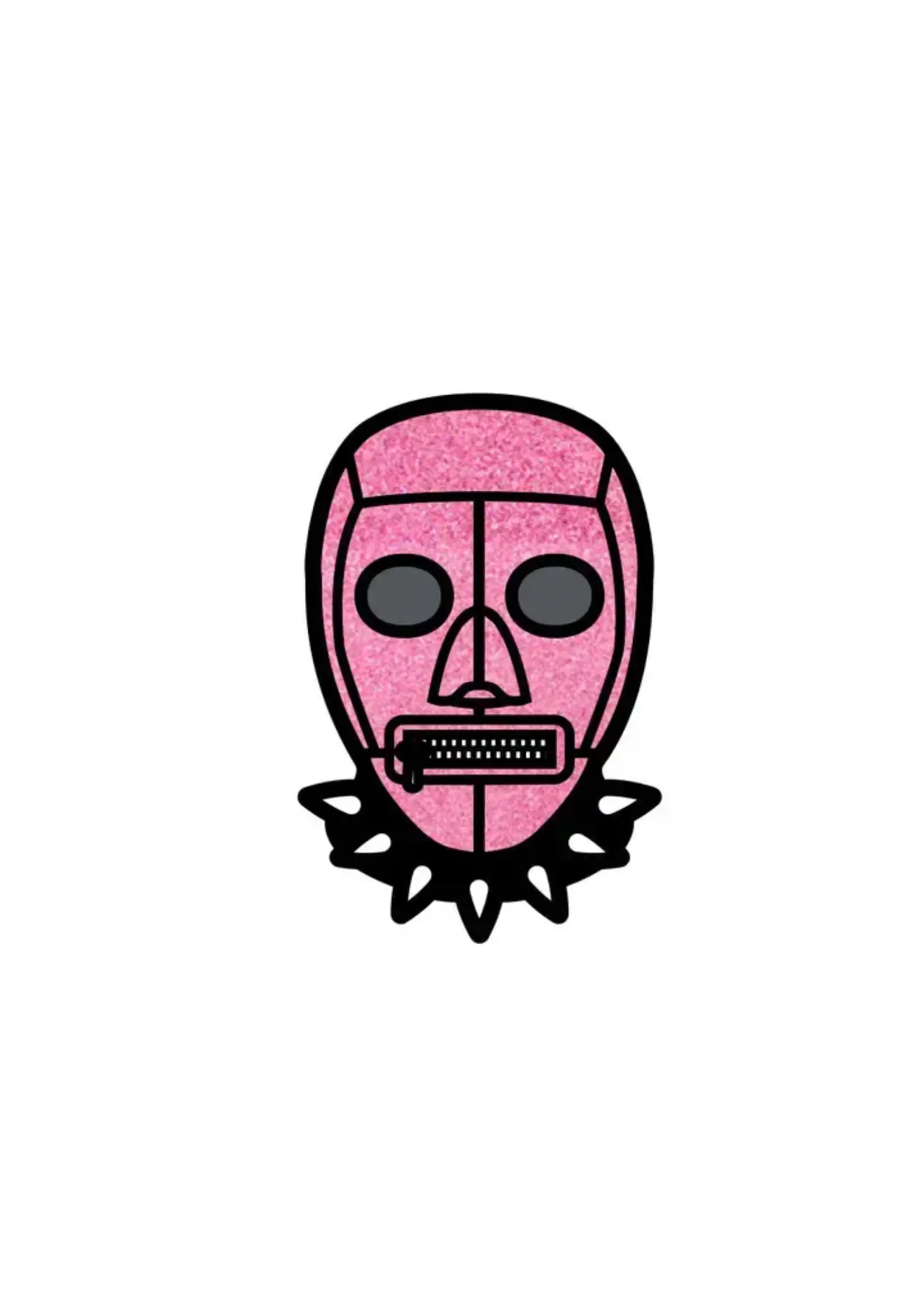 Wood Rocket Products Bondage Mask Pink