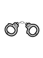 Wood Rocket Products Handcuffs Enamel Pin
