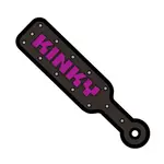 Wood Rocket Products Kinky Paddle Enamel Pin