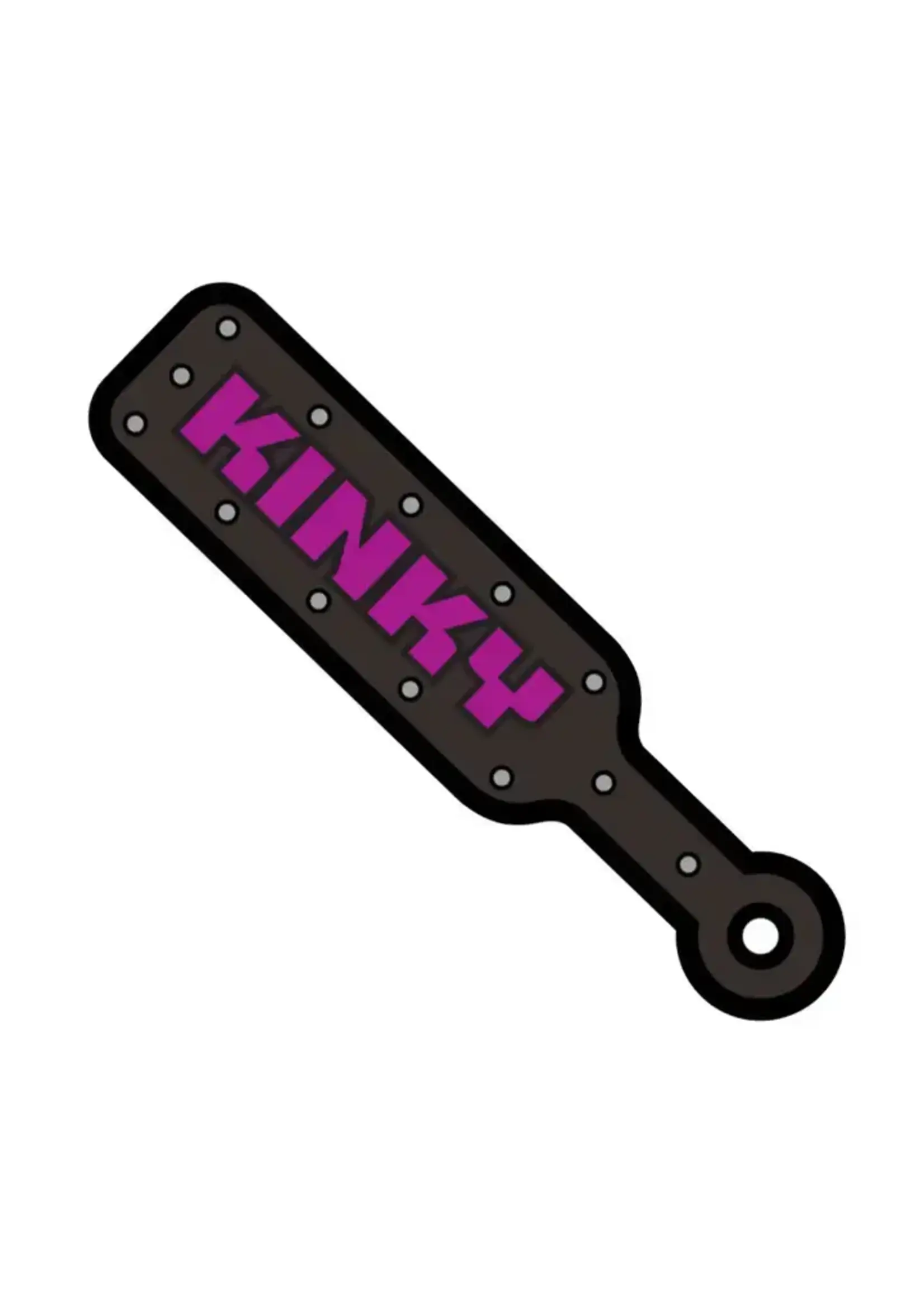 Wood Rocket Products Kinky Paddle Enamel Pin