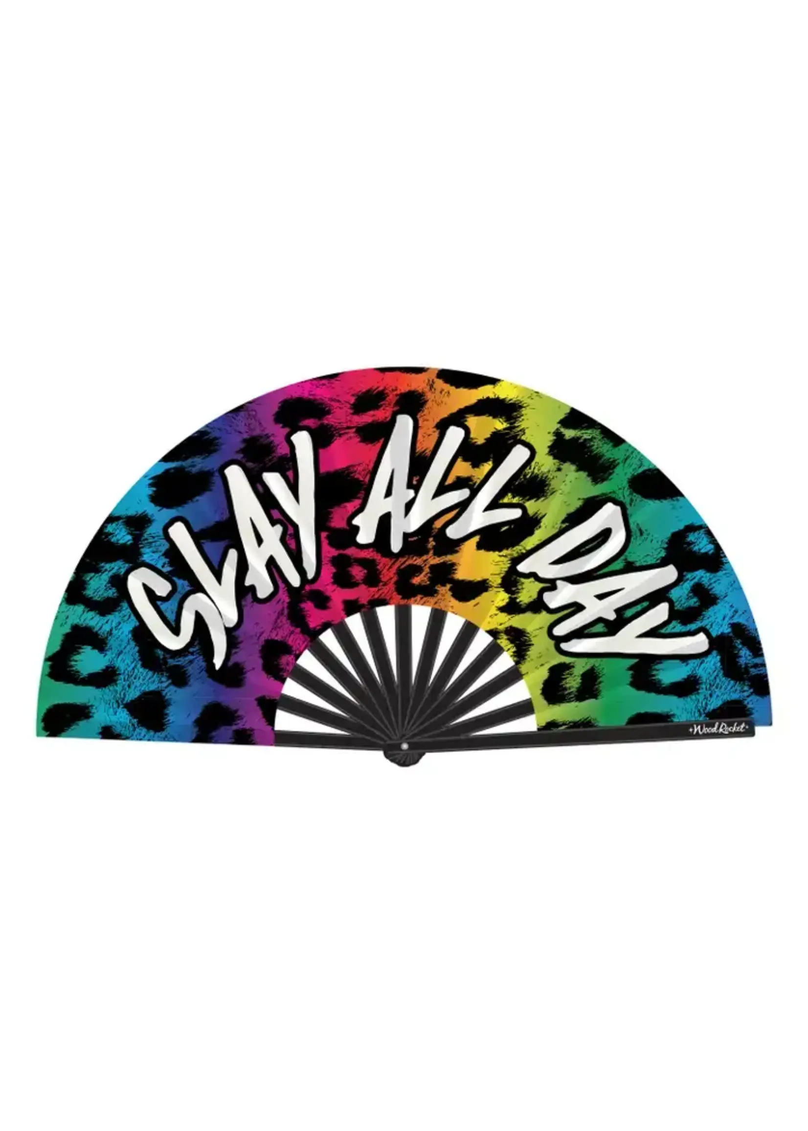 Wood Rocket Products Slay All Day Hand Fan