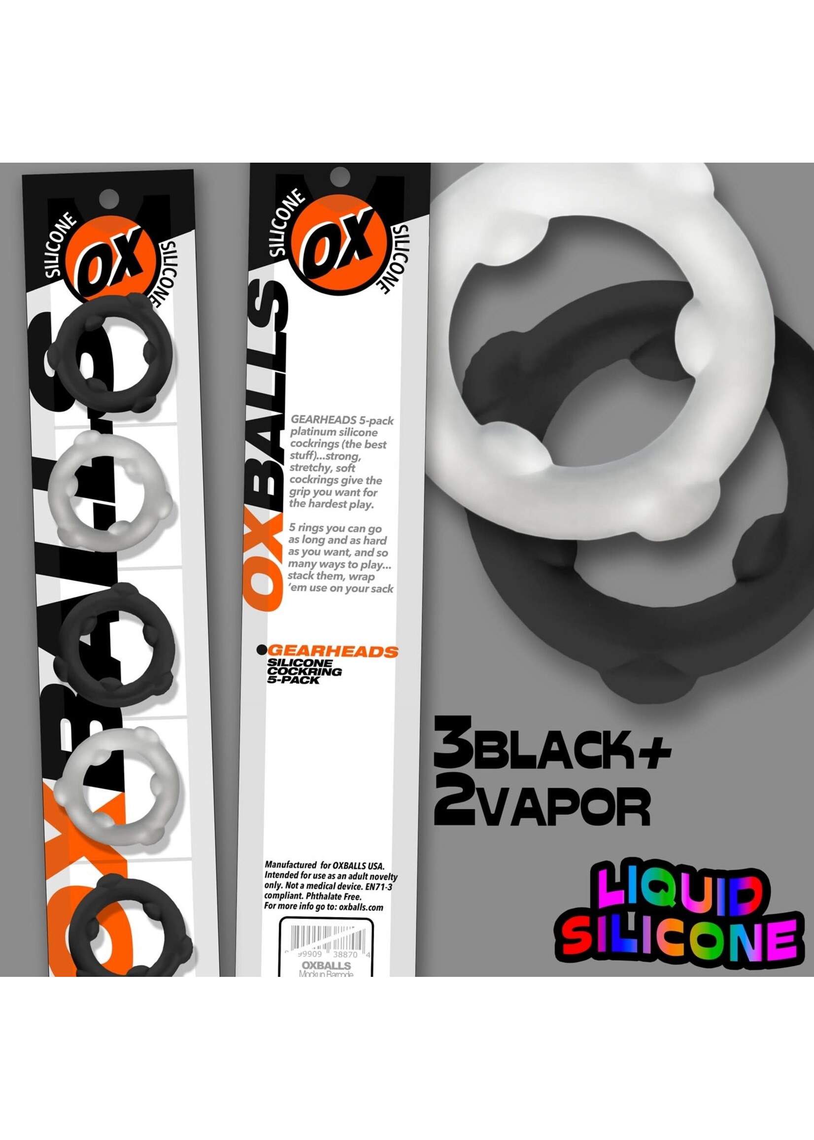 OXBALLS Gearheads 5-pack Spinners