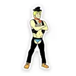 Geeky And Kinky Sir Blonde Guy Sticker
