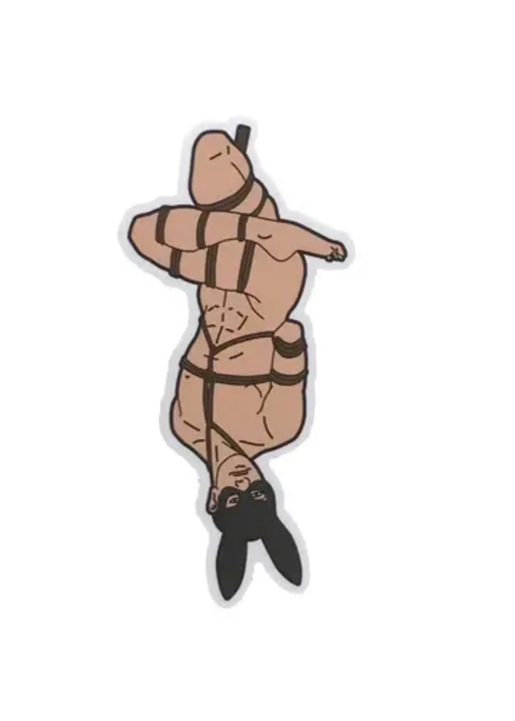 Geeky And Kinky Rope Bunny Luke - Sticker