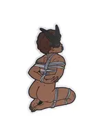 Geeky And Kinky Rope Bunny Jackie Sticker
