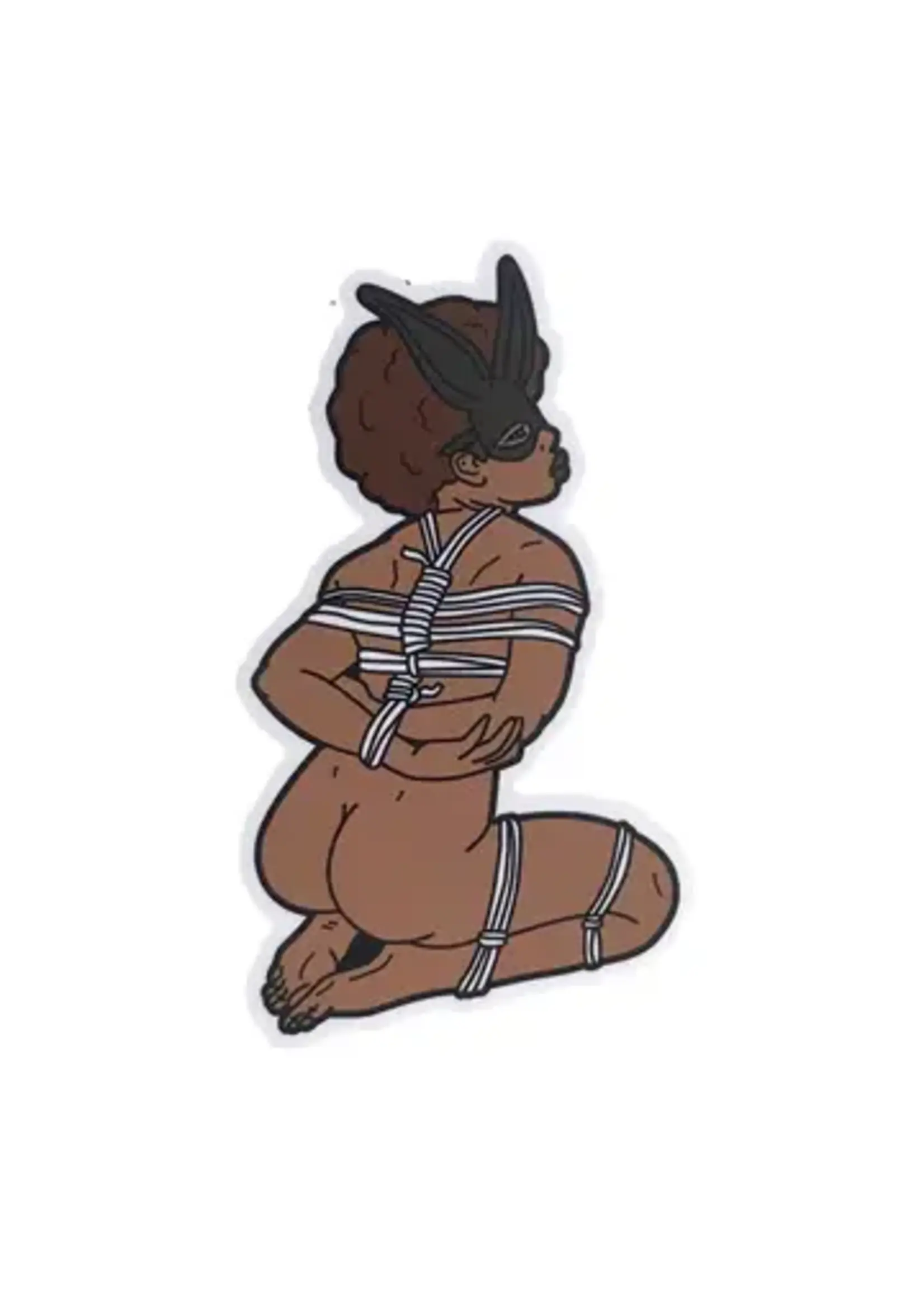 Geeky And Kinky Rope Bunny Jackie Sticker