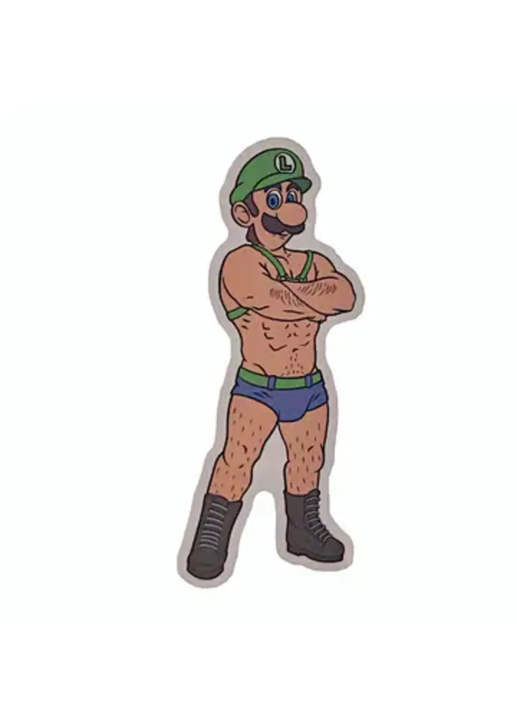 Geeky And Kinky Mustache Bro Sticker