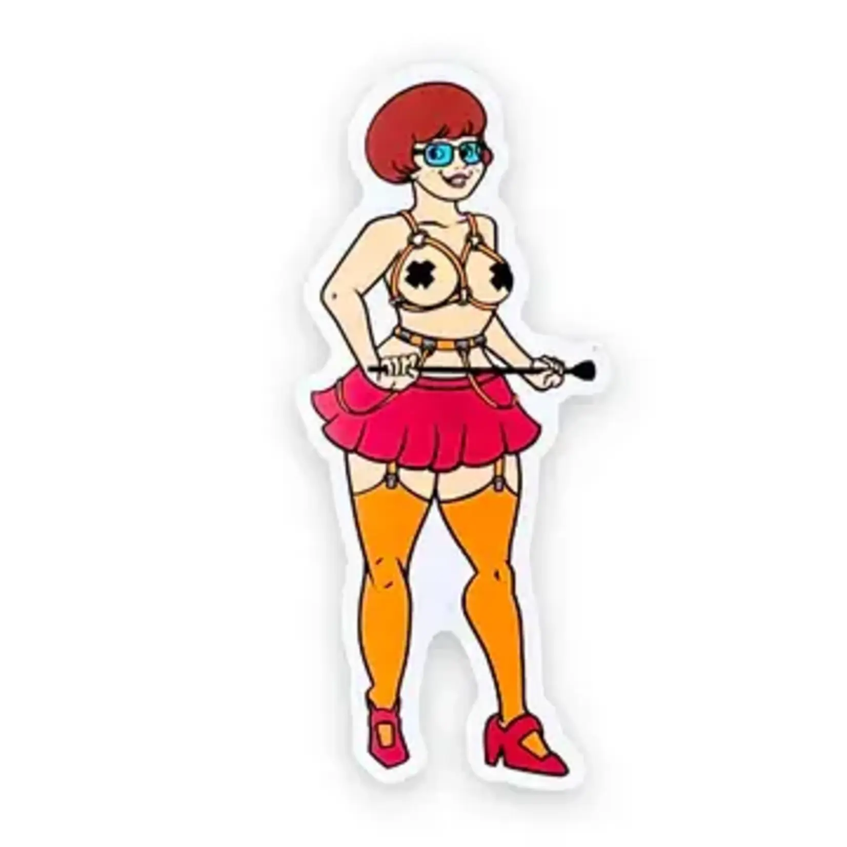 Geeky And Kinky Mistress Nerdy Girl Sticker