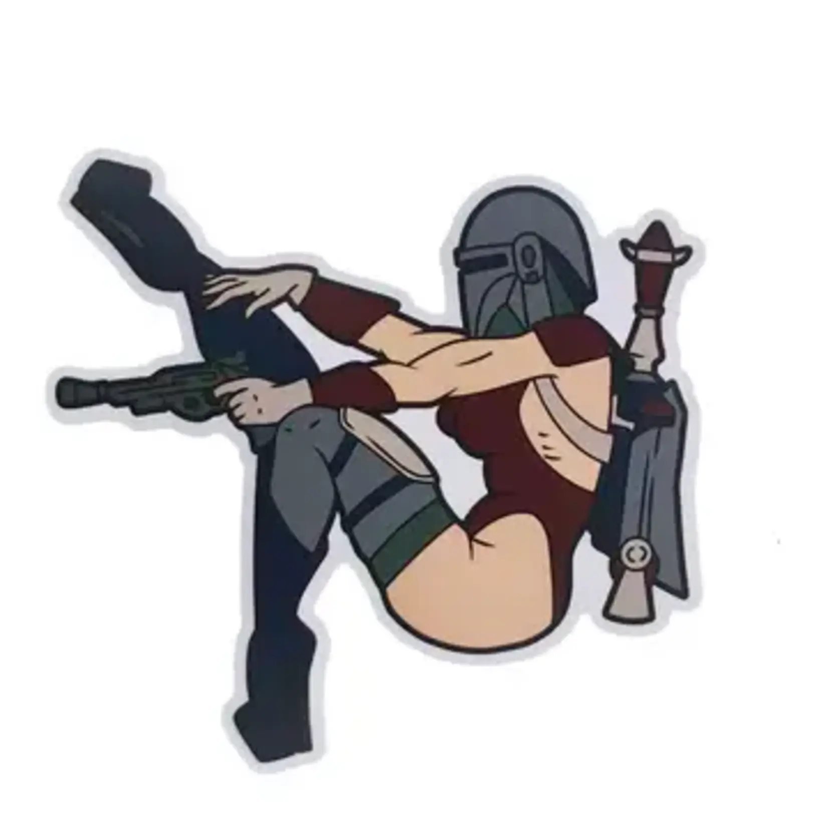 Geeky And Kinky Lady Hunter - Sticker