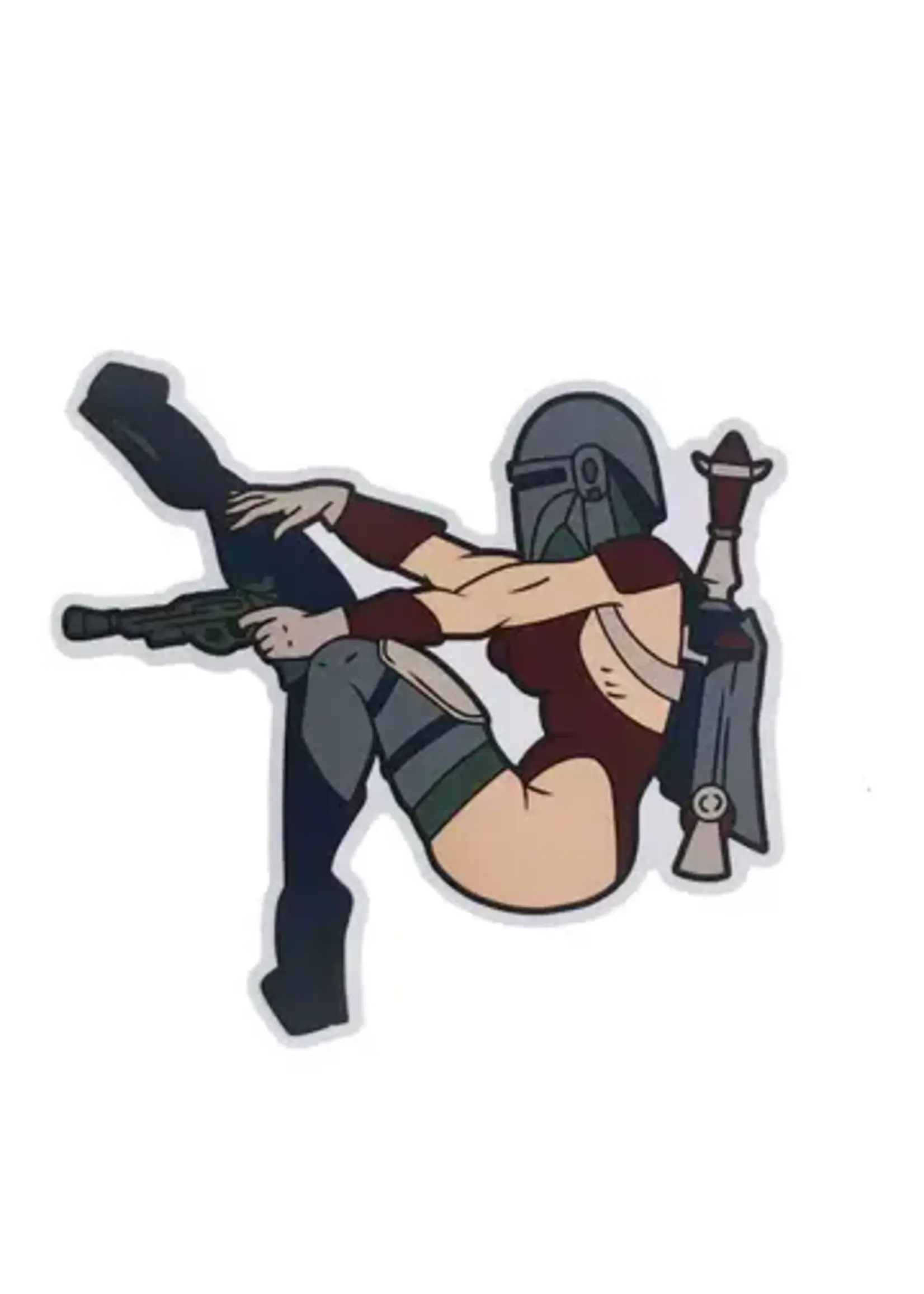 Geeky And Kinky Lady Hunter - Sticker