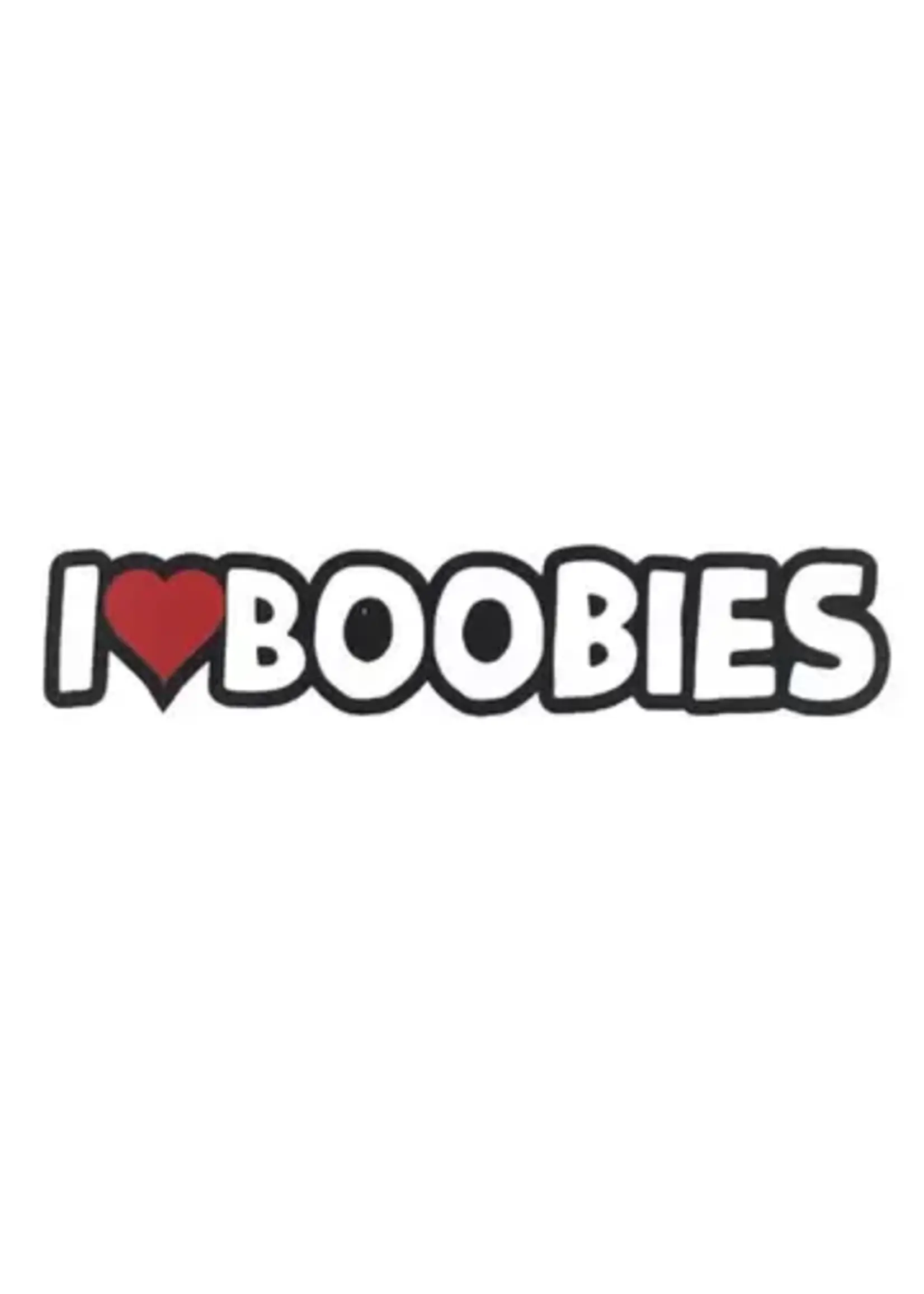 Geeky And Kinky I ❤️ Boobies - Sticker