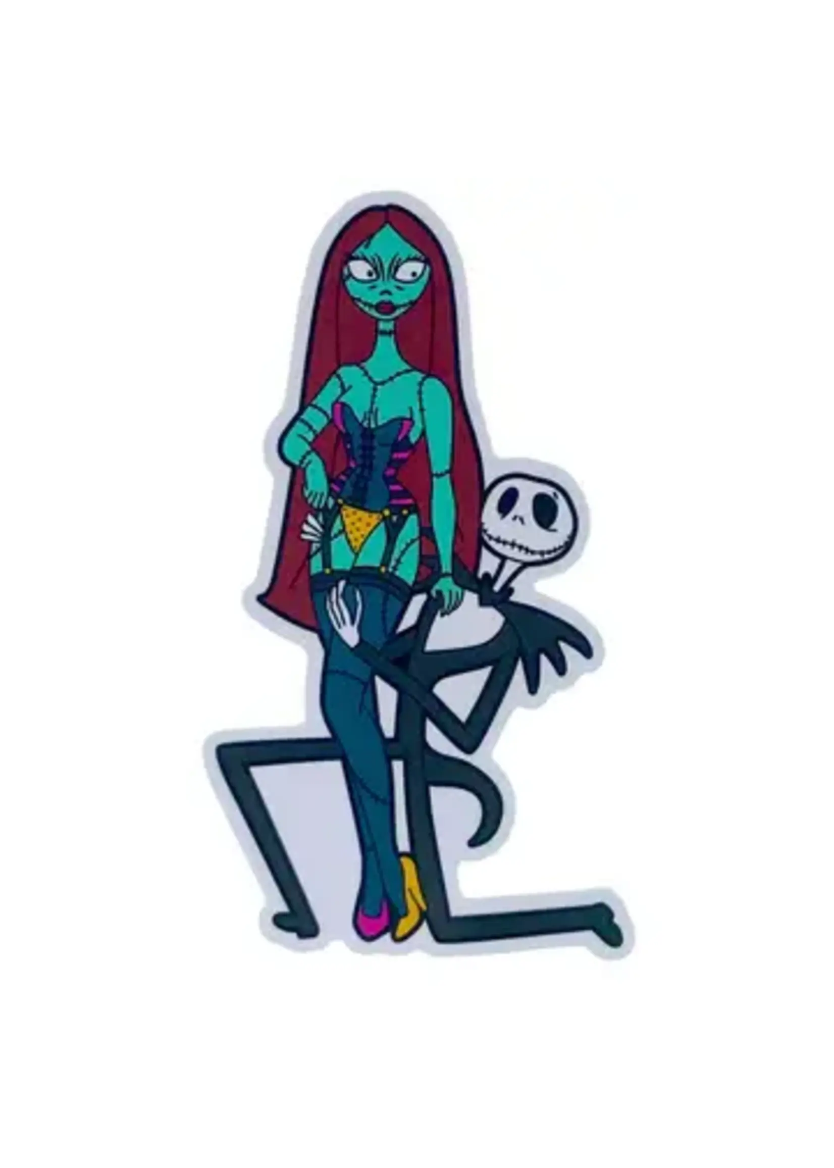 Geeky And Kinky Halloween King and Queen Sticker