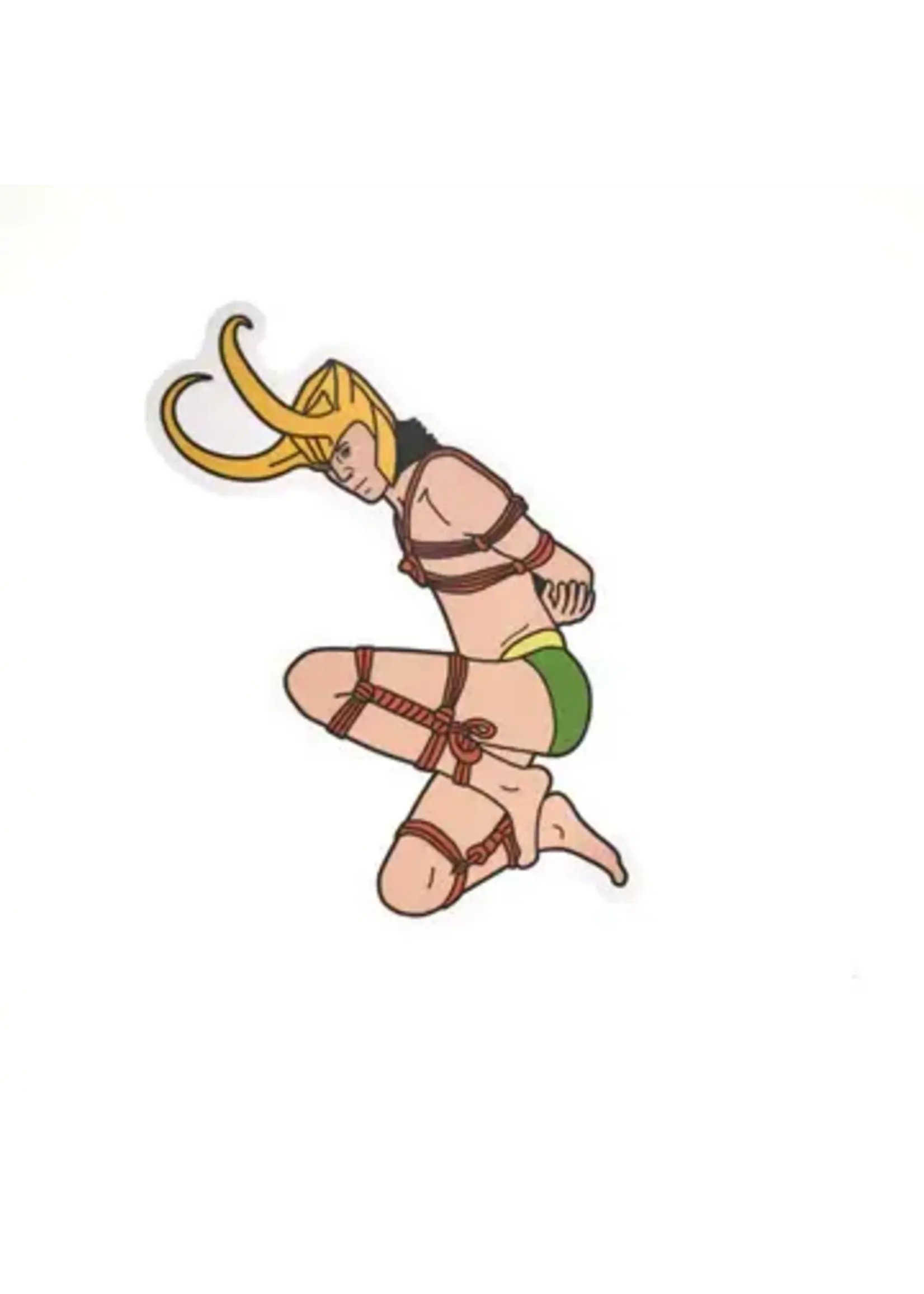Geeky And Kinky God of Mischief Sticker