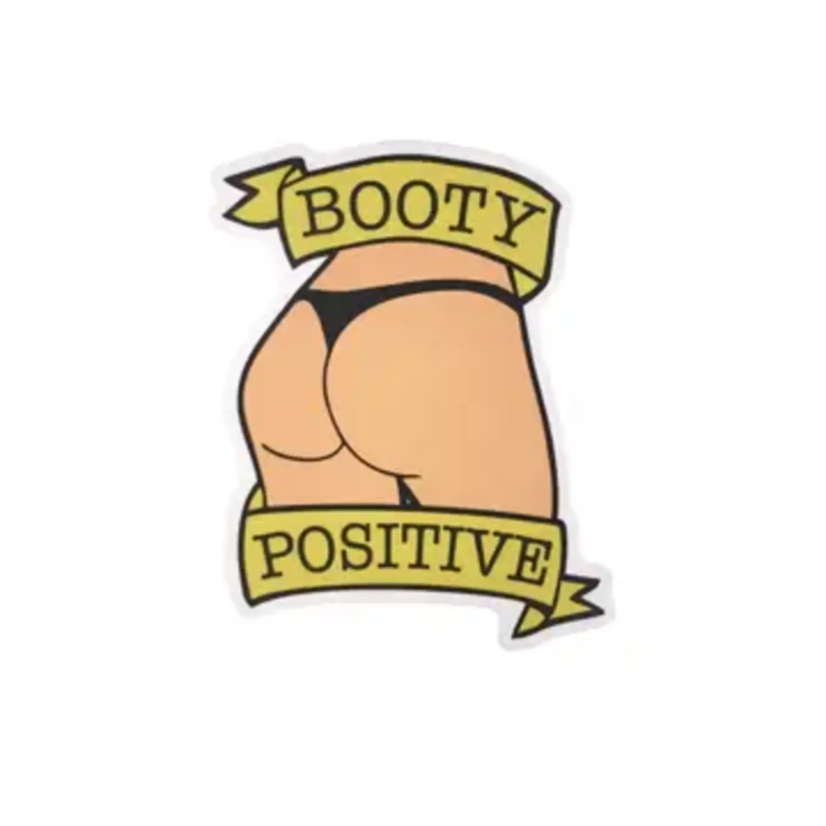 Geeky And Kinky Booty Positive Vanilla Sticker