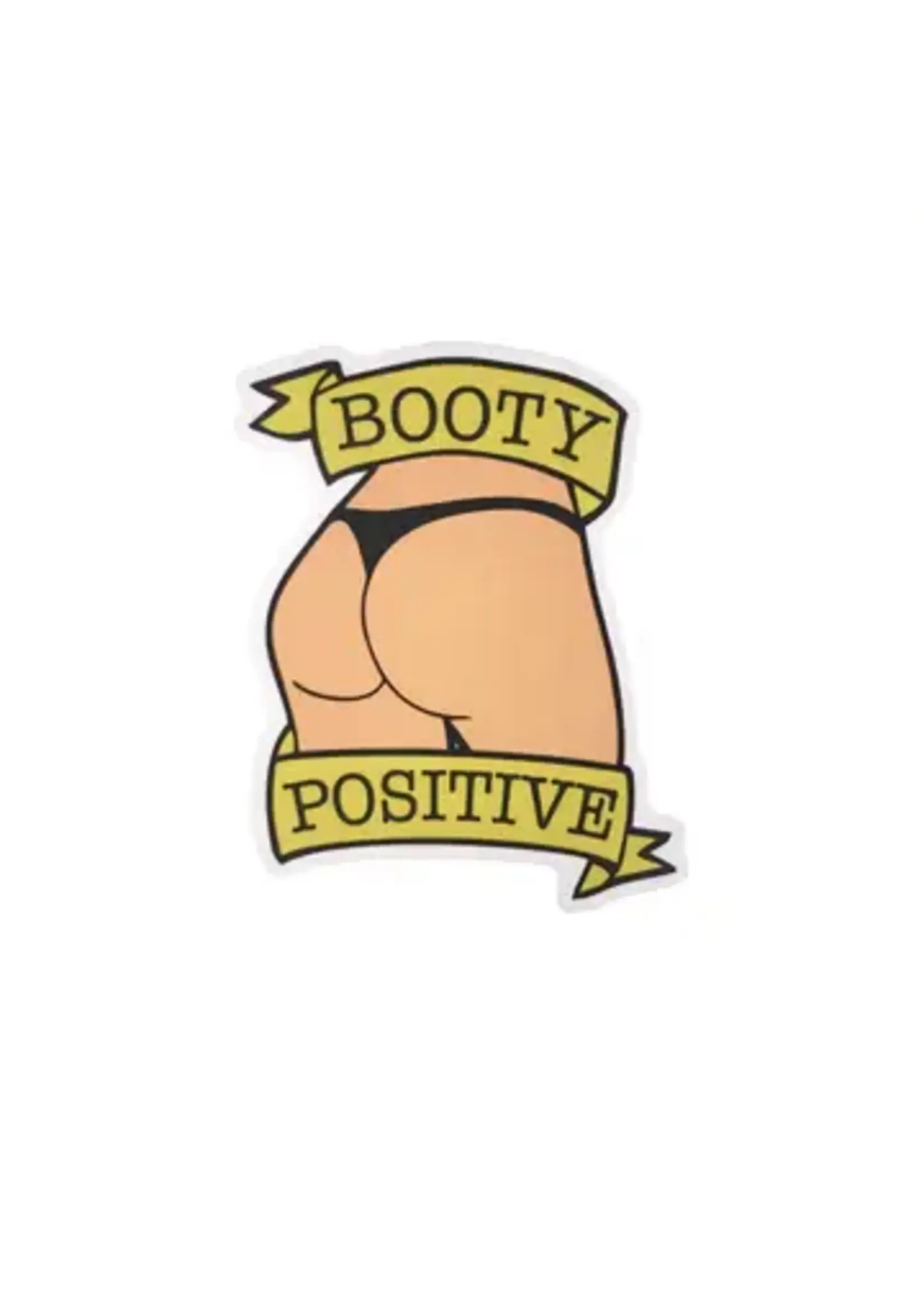 Geeky And Kinky Booty Positive Vanilla Sticker