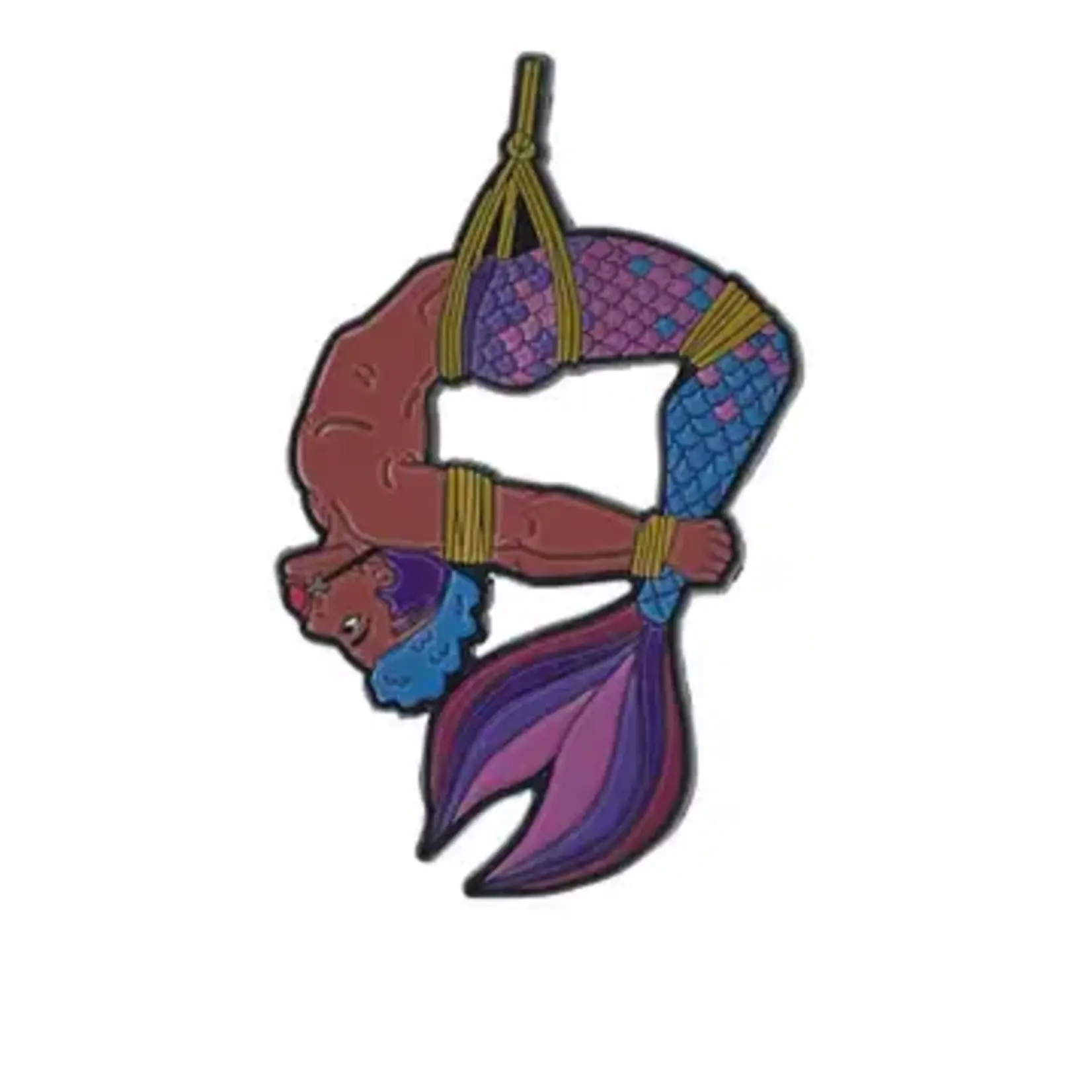 Geeky And Kinky Merman - V2 (Blue Tail) Enamel Pin