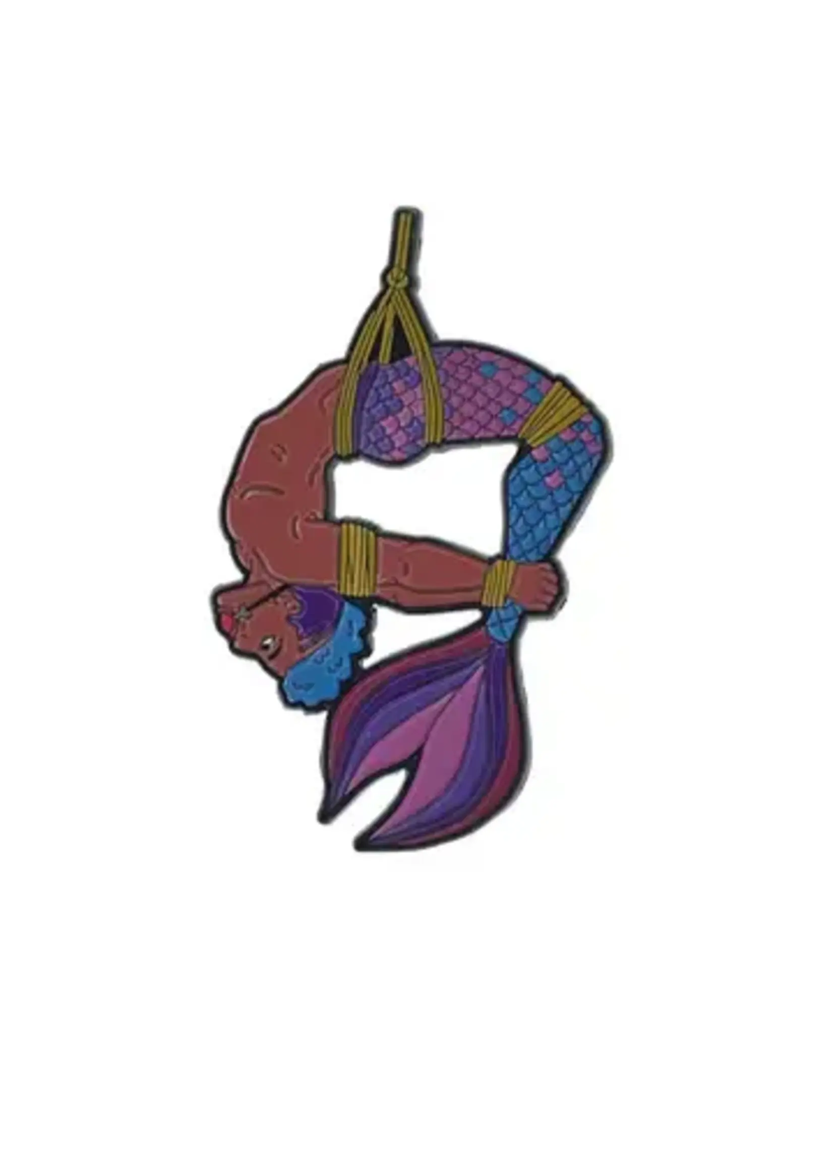Geeky And Kinky Merman - V2 (Blue Tail) Enamel Pin