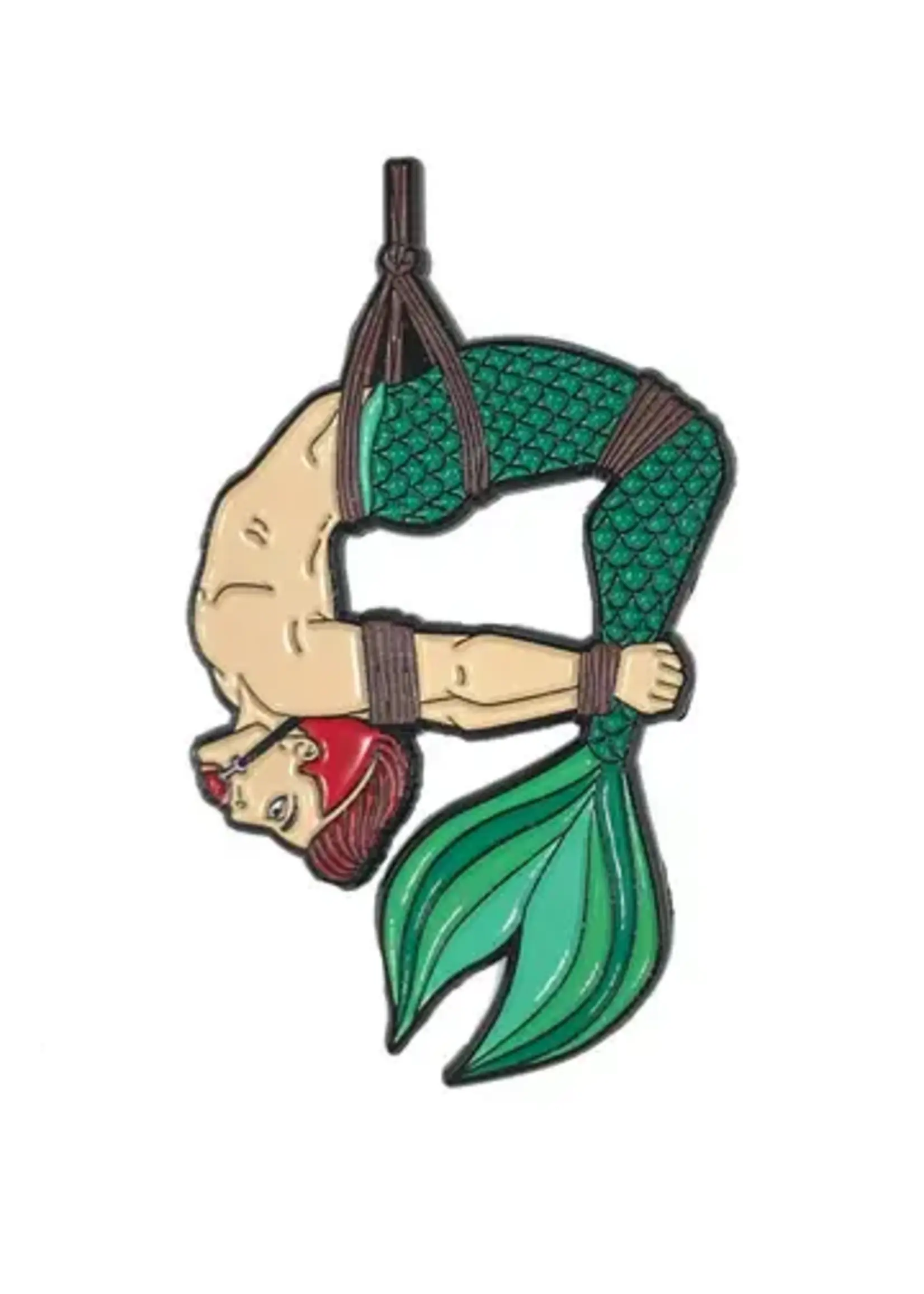 Geeky And Kinky Merman (Red) Enamel Pin 44