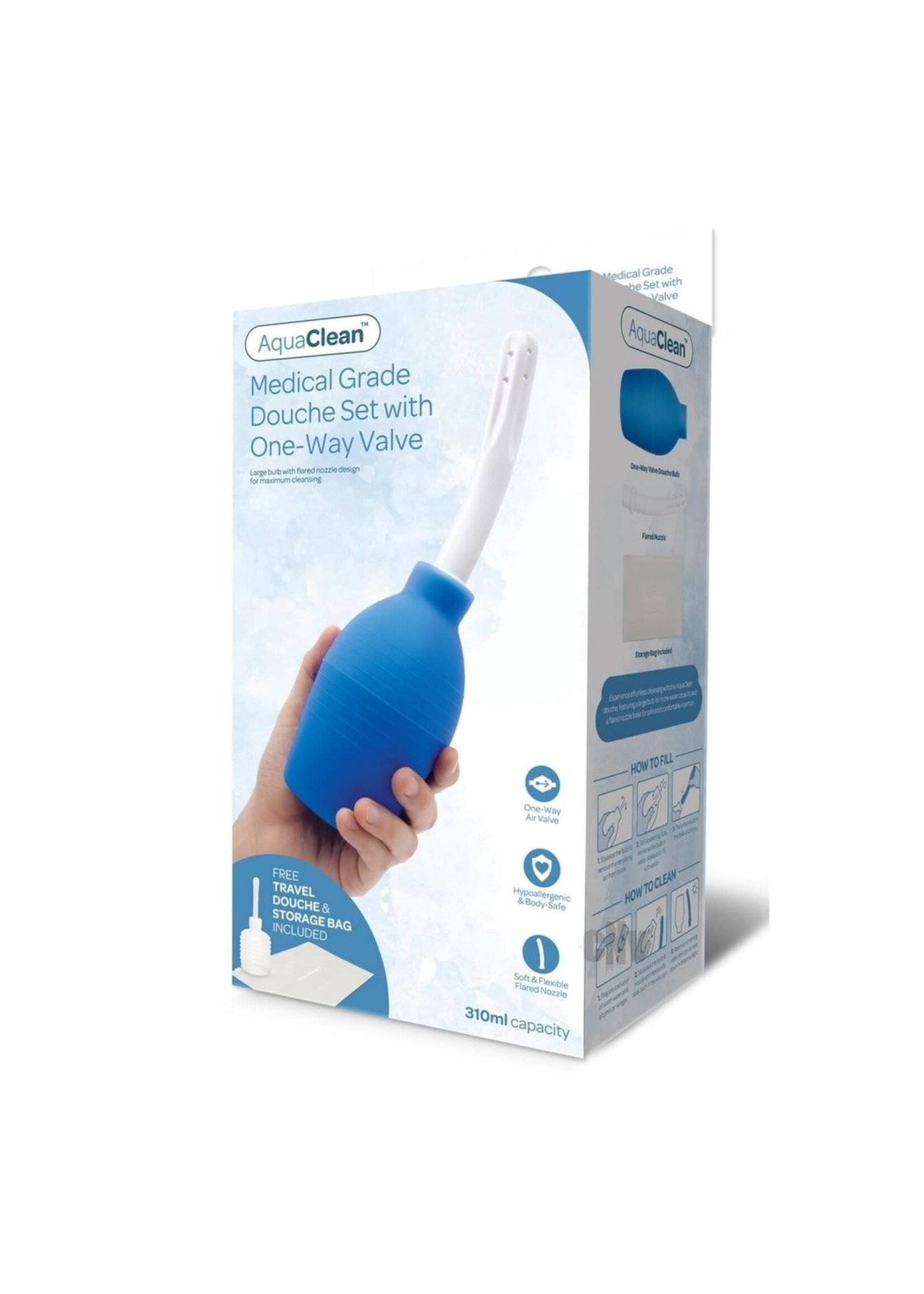 AquaClean  310ML Douche  w/One Way Valve