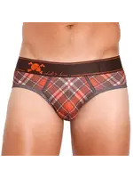 Skull & Bones Tartan Plaid Brief