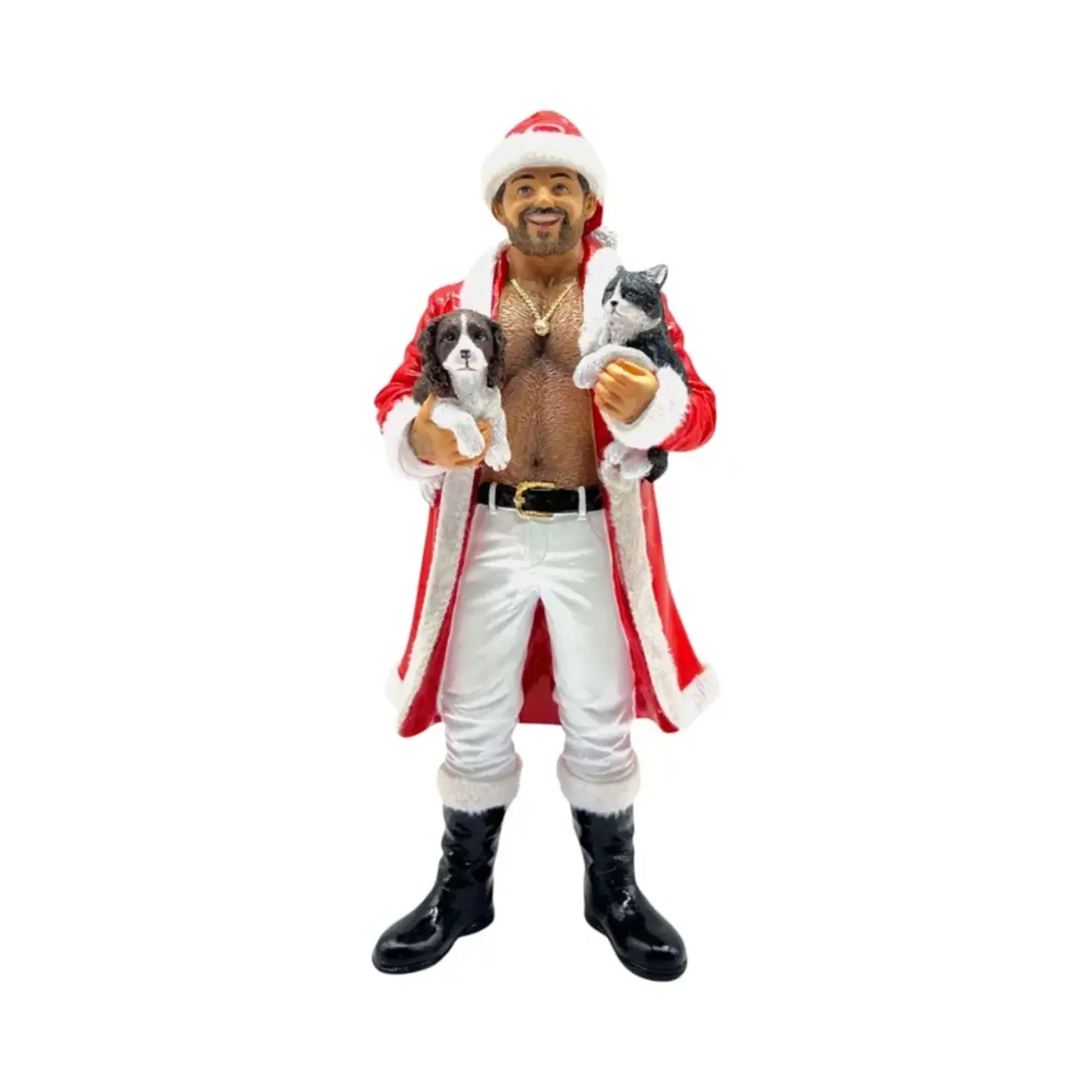 December Diamonds Puss N Paws Santa Bear