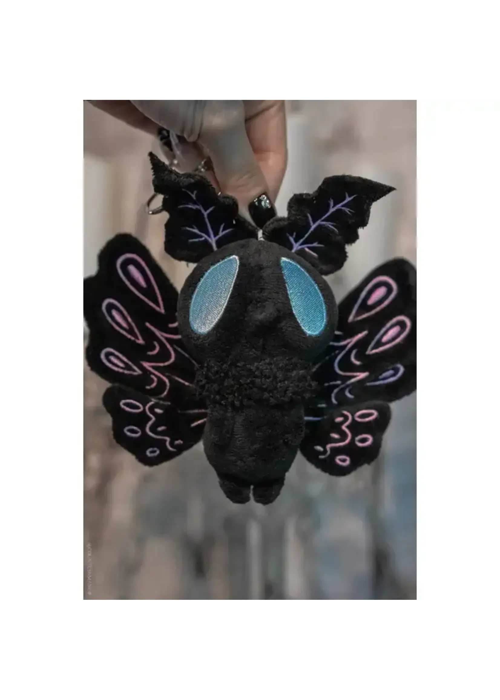 vampirefreaks Lunar Moth Plush Keychain