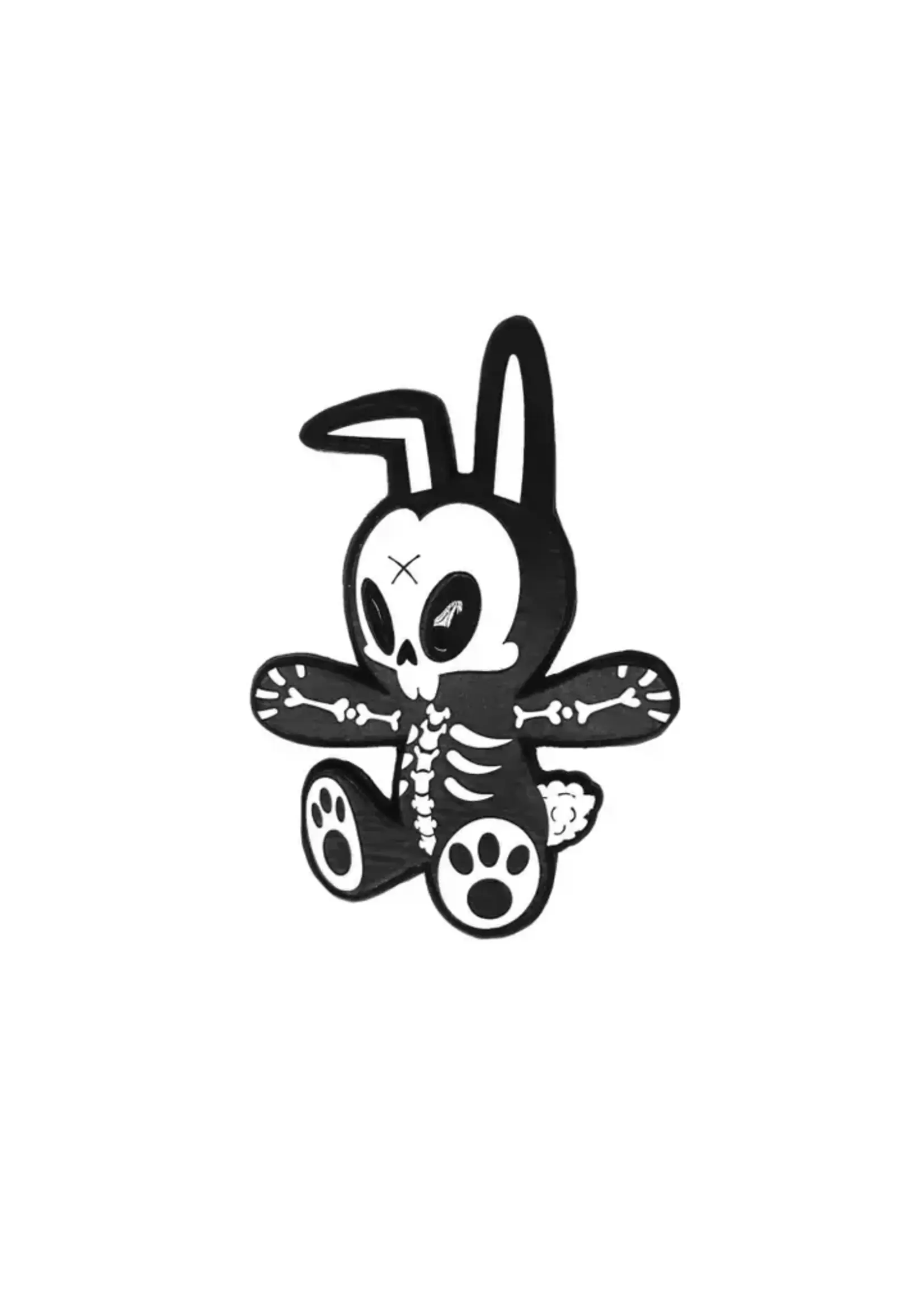 vampirefreaks Rip Rabbit Enamel Pin