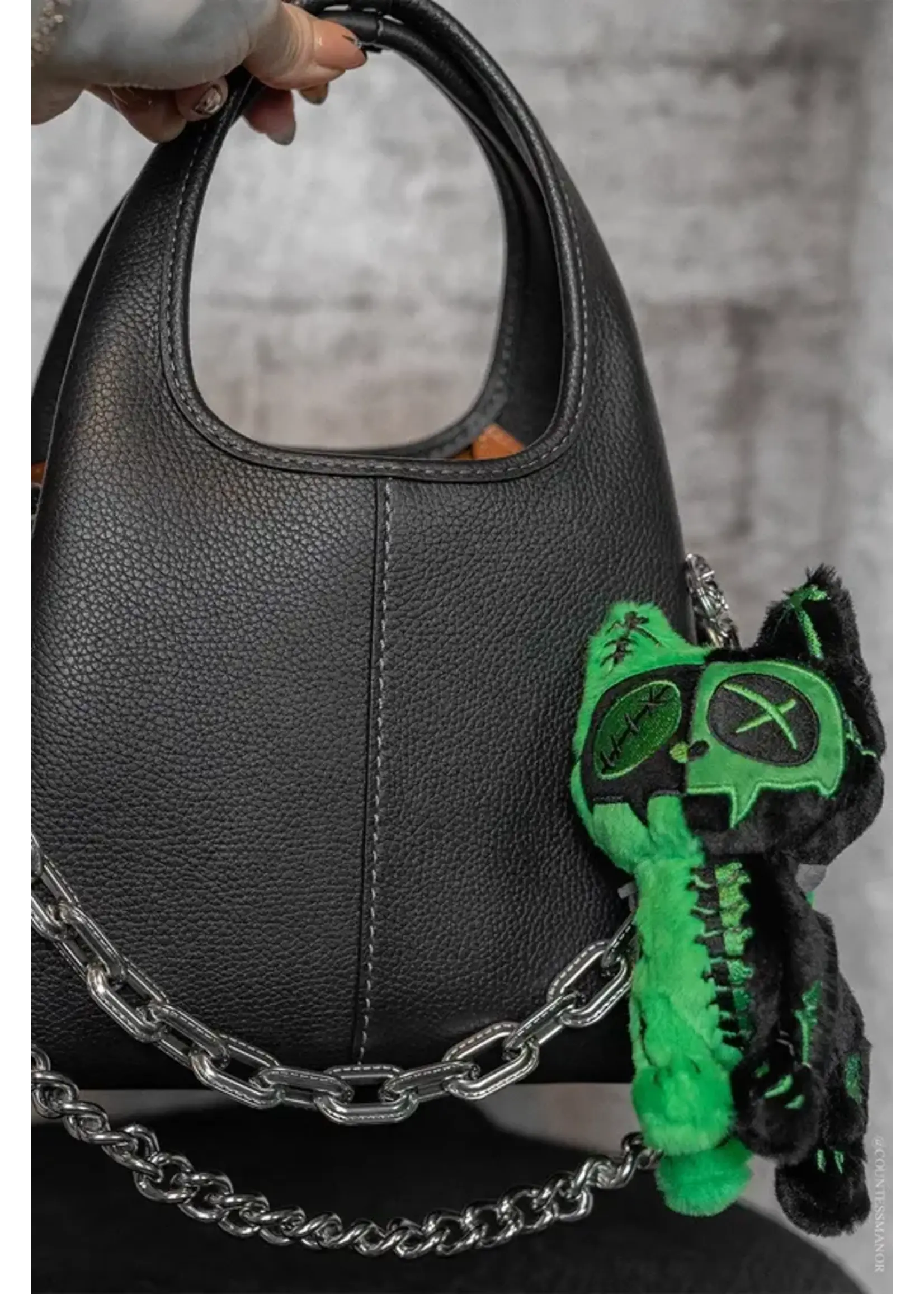vampirefreaks Frankenkitty Plush Keychain