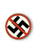 Geek Punk No Nazi's Enamel Pin
