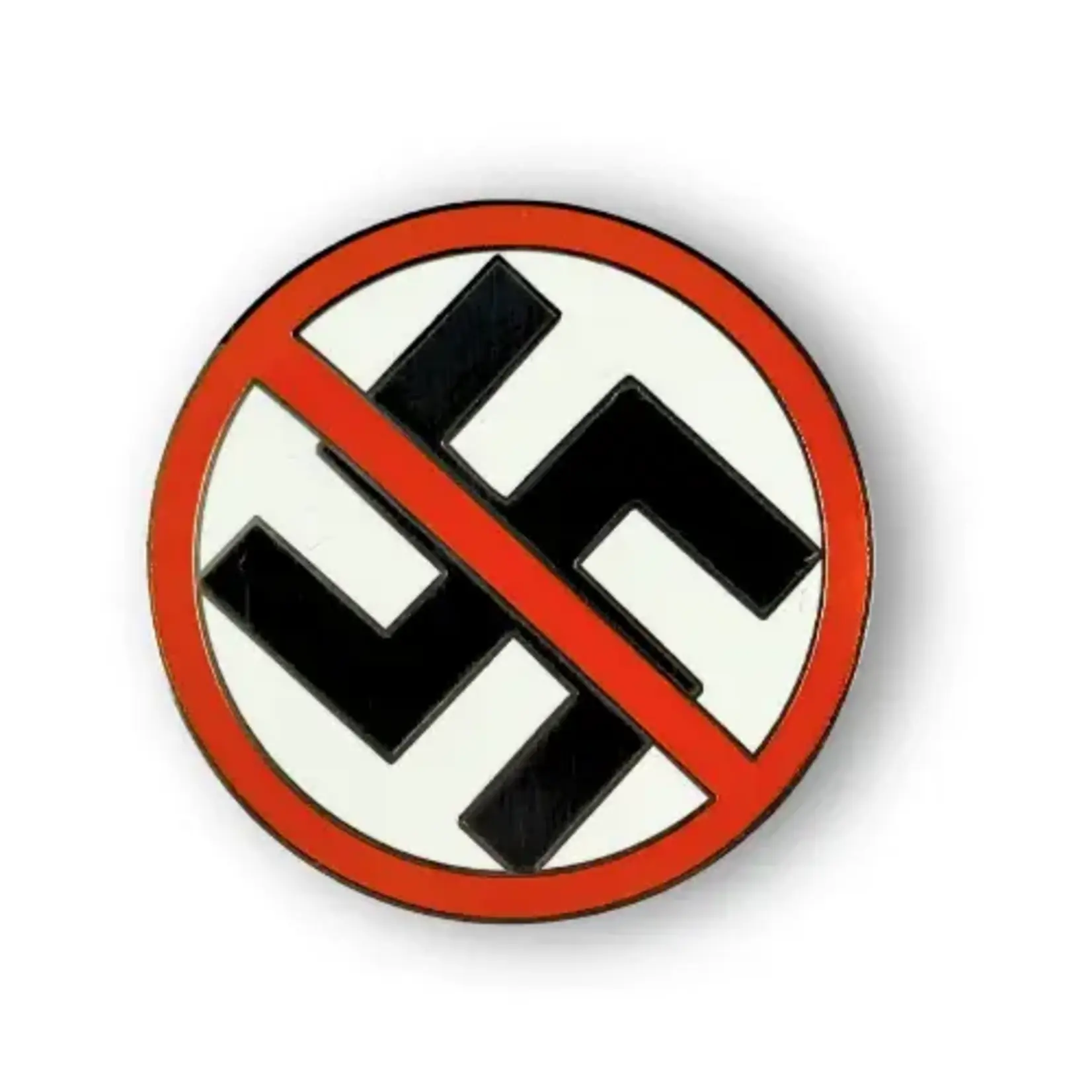 Geek Punk No Nazi's Enamel Pin