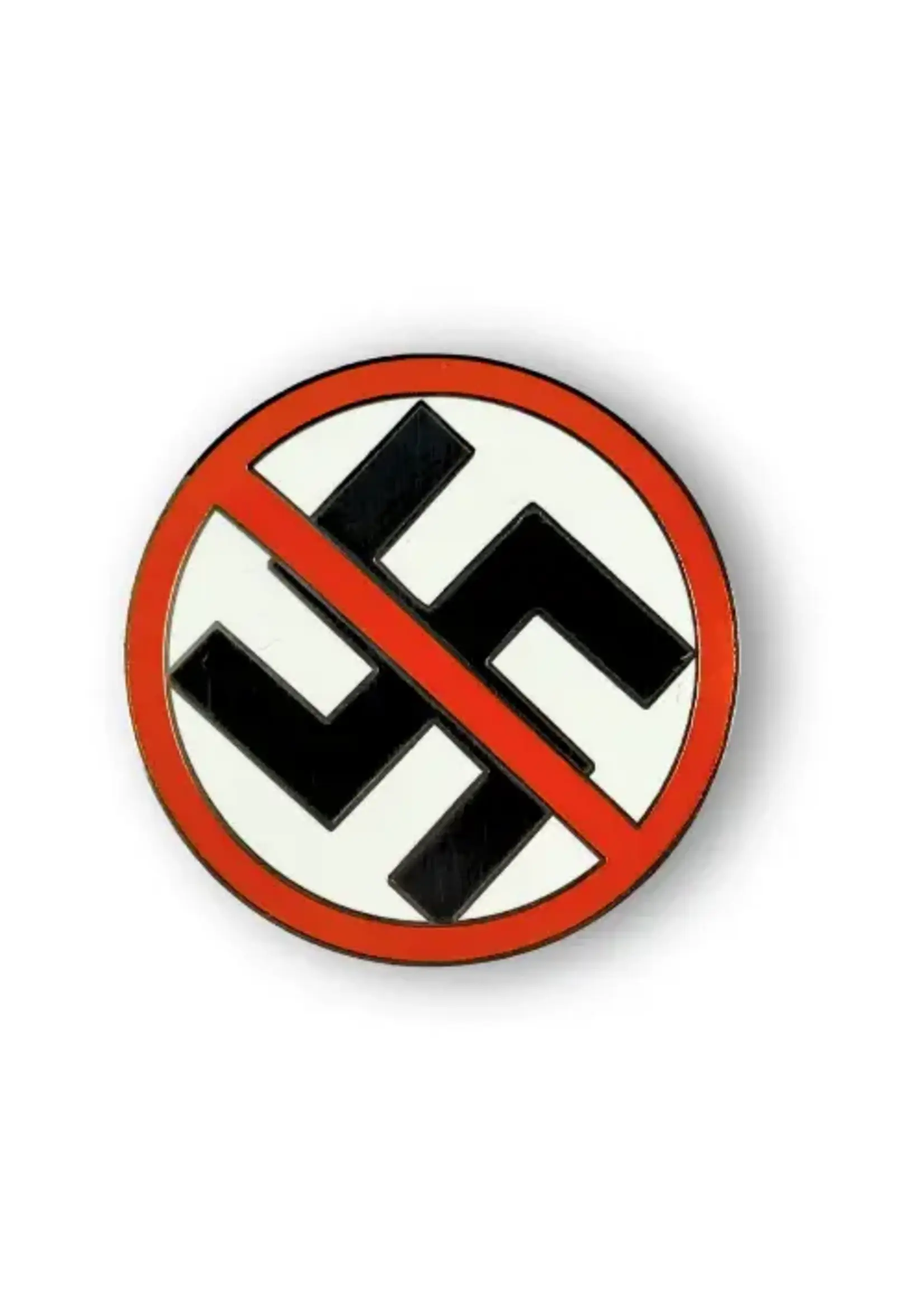 Geek Punk No Nazi's Enamel Pin