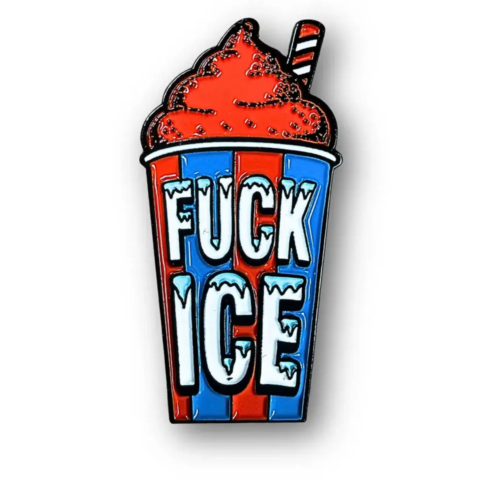 Geek Punk Fuck Ice ICEE Enamel Pin